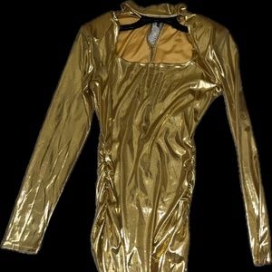 Gold Shiny Dress